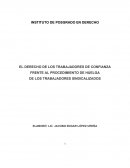 EL DERECHO DE LOS TRABAJADORES DE CONFIANZA.