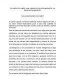 EL LIBRO DEL NIÑO, UNA VISION REVOLUCIONARIA DE LA EDUCACION INFANTIL