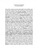 CONTRATO DE ANTICRESIS DE UN BIEN INMUEBLE.