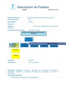Descripción Generica: Controlar y eficientar los mecanismos de selección, contratación, evaluación y desarrollo del personal que ingresan y laboran en TecnoEasy.