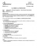 EL CAMINO A LA PERFECCIÓN.