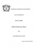 Presupuestos o condiciones generales de la relación de trabajo