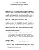 Introducción al Pensamiento Geográfico