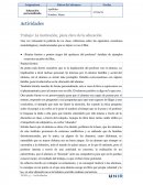 Actividades. La motivación, pieza clave de la educación.
