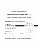 Practica 1: circuitos serie-paralelo Análisis de Nodos