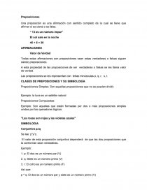 LOGICA PREPOSICIONES.. Página 1