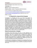 Títulos de Libros: Lenguaje y Pensamiento (BEATRIZ BORJAS)