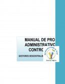 Manual de Procedimientos Administrativos y de Control Interno