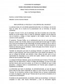 REFLEXIÓN DE LA PELÍCULA “LOS LÍMITES DEL SILENCIO”