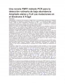 Una novela FMR1 método PCR para la detección rutinaria de baja abundancia Ampliado alelos y Full Las mutaciones en el Síndrome X Frágil