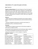 Unidad didáctica n°5: La plaza 30 de agosto de Villa Rosa