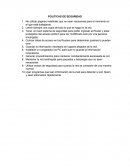 TEMA: POLITICAS DE SEGURIDAD