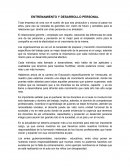 ENTRENAMIENTO Y DESARROLLO PERSONAL PARA EDUCADORES