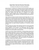 Caso Virgin Direct: Servicios Financiero Personales