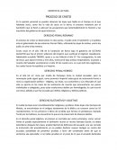 Proceso de cristo (reporte de lectura)