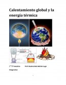 Calentamiento global y la energía térmica