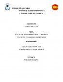 TITULACIÓN POR FORMACIÓN DE COMPLEJOS