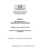 PRE-REPORTE NO. 6 “PREPARACIÓN DE SOLUCIONES”
