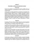 Ensayo- Diversidad y enfoques del patrimonio cultural