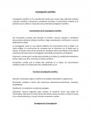 Aracterísticas de la investigación científica