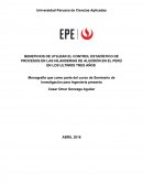 Investigación sobre Control Estadístico de Procesos en hilanderias.