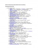 INDICE DE PROYECTOS DEL ÁREA METROPOLITANA DE GUATEMALA.