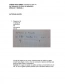 MÓDULO 1 SEMANA 4 AUTOEVALUACIÓN