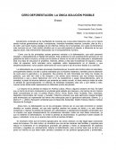 CERO DEFORESTACIÓN: LA ÚNICA SOLUCIÓN POSIBLE