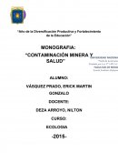 Contaminación minera y salud