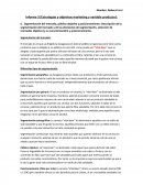 Estrategias y objetivos marketing y variable producto