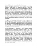 Critica articulo 25. Declaración Universal Derechos Humanos