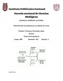 Determinacion de proteinas por el método de Lowry