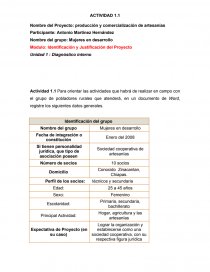 Modulo: Identificación y Justificación del Proyecto.. Página 1