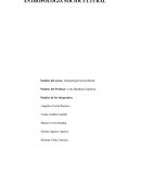 Antropología Sociocultural.