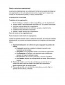 Diseño y estructura organizacional.
