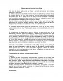 Abuso sexual contra los niños