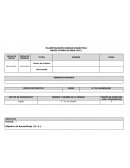 Planificación inglés unit: in my closet primero básico.