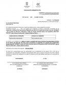 Ejemplo oficio de comisión