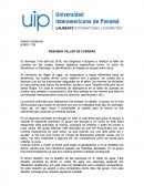 RESUMEN TALLER DE CUERDAS