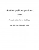 Análisis políticas publicas