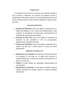 Proyectos de Edificación: tiene como objetivo la construcción de un edificio que albergara un uso o varios usos predeterminados y estos configuran las dimensiones, las proporciones, el funcionamiento, las características constructivas de ese edificio.