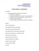 ACTIVIDAD-4: Costeo Directo & Absorbente.