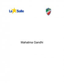 Mahatma Gandhi.. Página 1