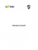 Mahatma Gandhi.