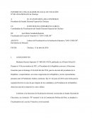 INFORME DEL FISCALIZADOR DE LOCAL DE VOTACIÓN