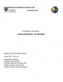 Consideraciones de la legalización de las drogas.