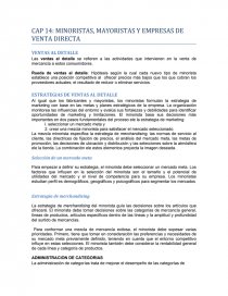 MINORISTAS, MAYORISTAS Y EMPRESAS DE VENTA DIRECTA. Página 1