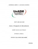 Actividad 2. Costos y Presupuestos de Mercadotecnia
