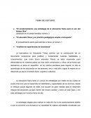 El acantonamiento una estrategia de la educación física para el uso del tiempo libre