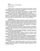 DERECHO PENAL: PARTE GENERAL.
